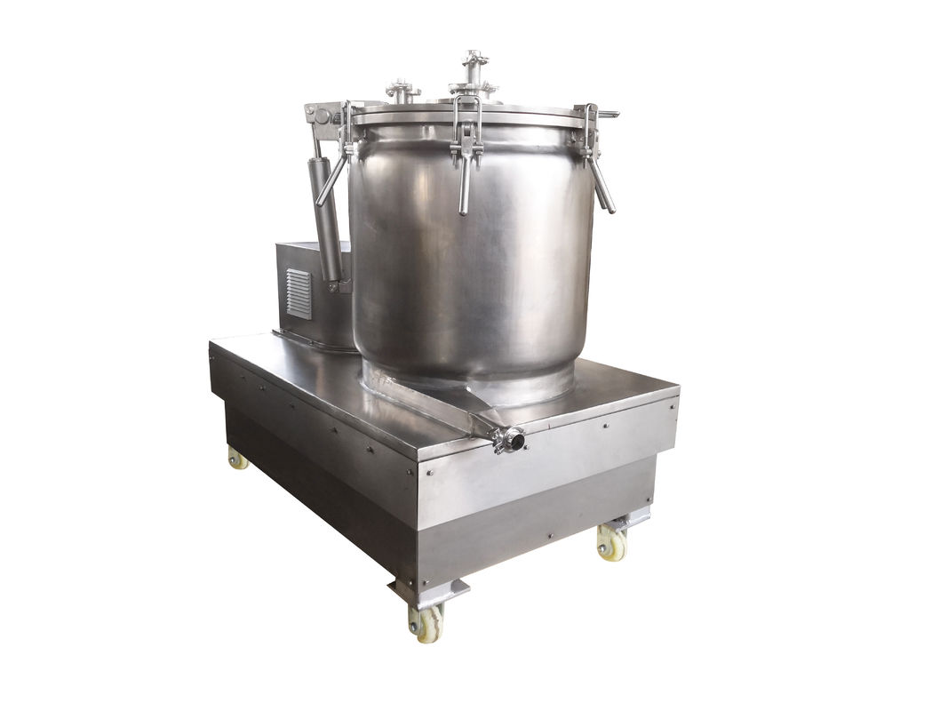 Hermetic Closure CBD Oil Top Discharge Centrifuge Sanitary  Steel Structure