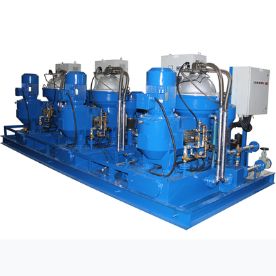 Marine Disc Separator Centrifuge Machine การทำความสะอาดตัวเองอย่างต่อเนื่องน้ำมันเชื้อเพลิงหนัก
