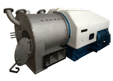 การควบคุม PLC อัตโนมัติจากสแตนเลส 2Stage Pusher Centrifuge เซนทริฟิวเจอร์เกลือทะเลสําหรับการขาดน้ํา