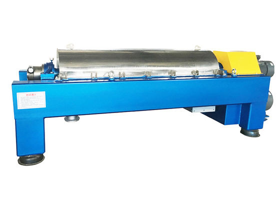 ต่อเนื่อง 2 เฟสเคมีอุตสาหกรรมอาหารของแข็ง Dewatering Decanter Centrifuges DSS2205 SS306/316L