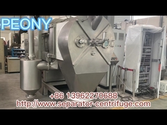 Inverting  Siphon Peeler Continuous  Horizontal Centrifuge For Solid Liquid Separation